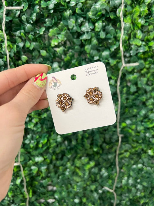 Daisy Trio Studs