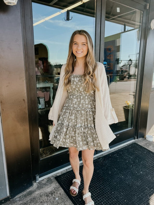 Sweet Floral Mini Dress