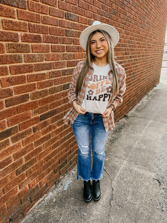 Drink Coffee & Be Happy Tee