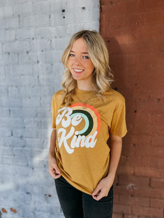 Be Kind Gold Graphic Tee
