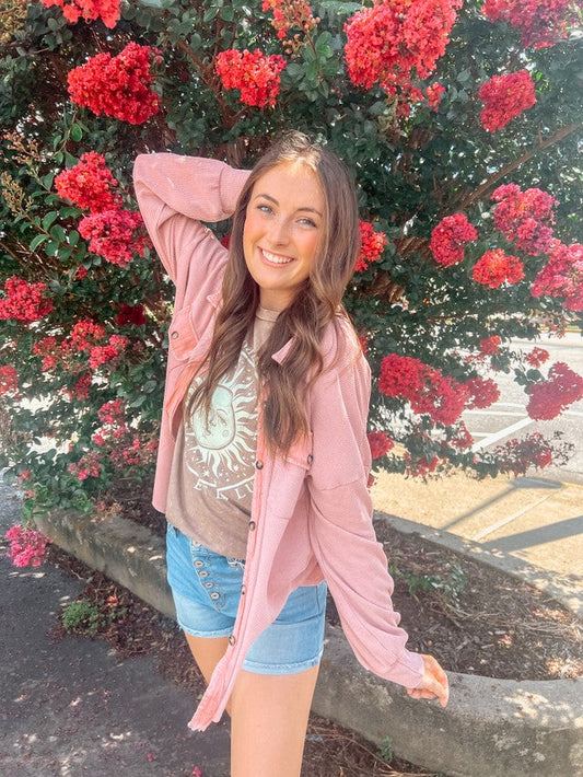 Taste Of Sunshine Shacket Rose