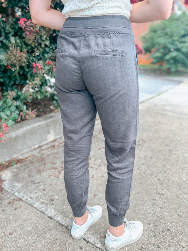 Just Keep Going Joggers- Grey