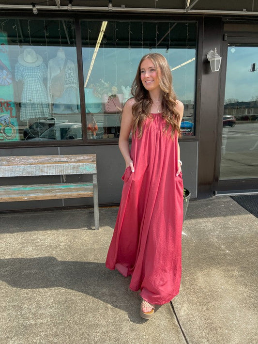 Girly Goddess Sleeveless Long Dress