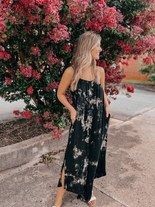 Doing The Most Jumpsuit- Black