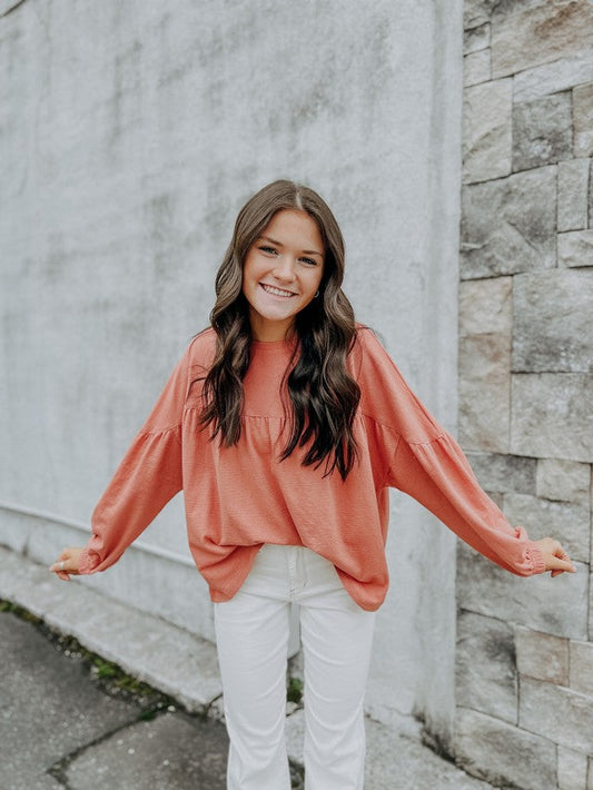 Sweet As A Peach Top