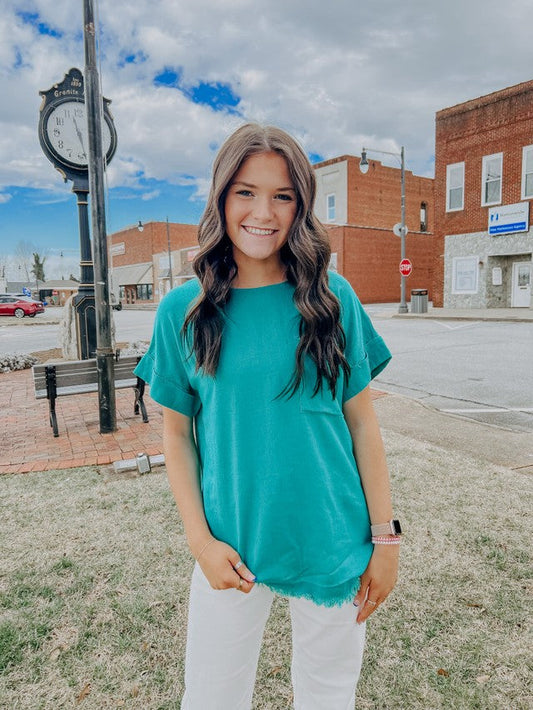 A Perfect Day Top Green