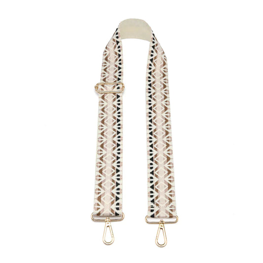 Bohemian Guitar Strap- Beige